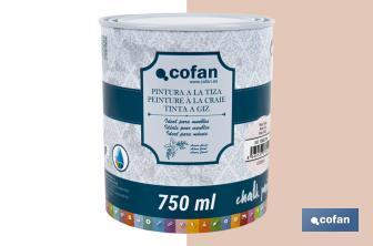 Tinta a giz | Chalk paint | Adequada para restauro e decoração de moveis | Diferentes capacidade | Várias cores  - Cofan