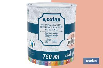 Tinta a giz | Chalk paint | Adequada para restauro e decoração de moveis | Diferentes capacidade | Várias cores  - Cofan