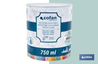 Tinta a giz | Chalk paint | Adequada para restauro e decoração de moveis | Diferentes capacidade | Várias cores  - Cofan
