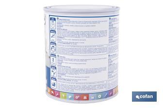 Pintura antihumedad al agua en blanco mate | Solución para paredes y techos | Diferentes capacidades - Cofan