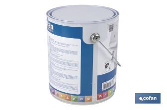 Pintura antihumedad al agua en blanco mate | Solución para paredes y techos | Diferentes capacidades - Cofan