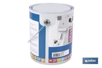 Pintura antihumedad al agua en blanco mate | Solución para paredes y techos | Diferentes capacidades - Cofan