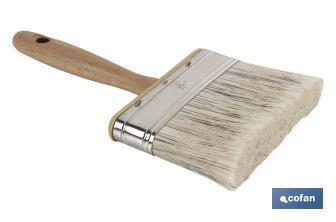 Trincha canária de fibra | Qualidade profissional em trabalhos de pintura | Acabamento fino e suave - Cofan