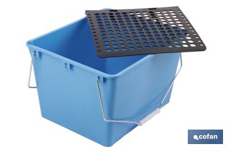 Paint scuttle with tray | Metal handles included | Intended for professional use - Cofan