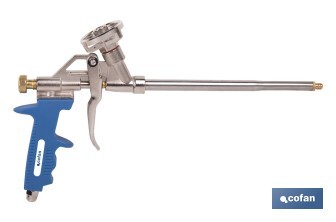Polyurethane Ultra foam applicator gun | Ergonomic handle | Size: 18cm x ø2mm - Cofan
