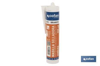 Mastic de Scellement Acrylique | Couleur Grise | Cartouche de 300 ml - Cofan