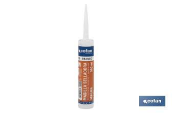 Acrylic caulk | Grey | Cartridge of 300ml - Cofan