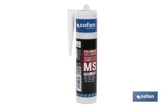 Scellant de Polymère MS | Couleur Grise | Cartouche de 290 ml - Cofan