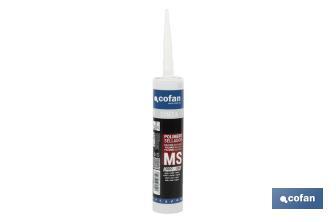 Scellant de Polymère MS | Couleur Grise | Cartouche de 290 ml - Cofan