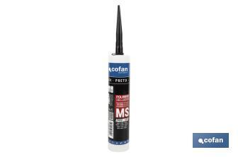MS polymer sealant | Grey | Cartridge of 290ml - Cofan