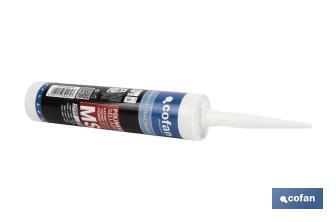 MS polymer sealant | Grey | Cartridge of 290ml - Cofan