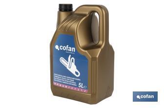Special chainsaw oil for chains | Continuous lubrication of cutting chains | Wear protection - Cofan