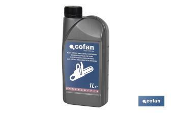 Special chainsaw oil for chains | Continuous lubrication of cutting chains | Wear protection - Cofan