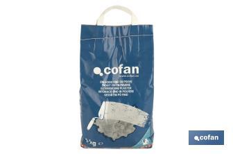 Gesso em Pó Fino | Para Uso em Exterior | Formato de 1 e 5 kg - Cofan