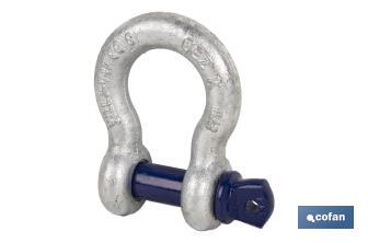 Grillete Lira Alta Resistencia Galvanizado - Cofan