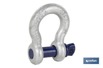 Grillete Lira Alta Resistencia Galvanizado - Cofan