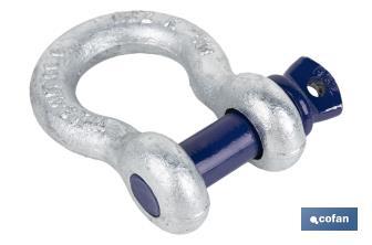 Grillete Lira Alta Resistencia Galvanizado - Cofan
