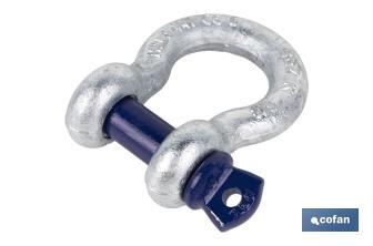 Grillete Lira Alta Resistencia Galvanizado - Cofan