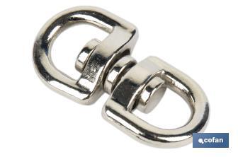 Nickle plated shackle - Cofan