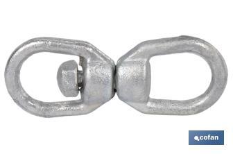 Reinforced rotatory shackle - Cofan