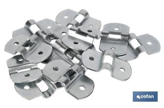 Galvanised steel mounting bracket | Size: 25 x 6mm - Cofan