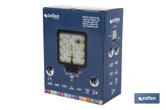 Faro de trabajo 16 Led - Cofan