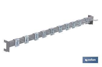Load bar with 10 hooks (10 cm) - Cofan