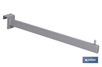 Percha recta ovalada de tubo (para barra de carga) - Cofan