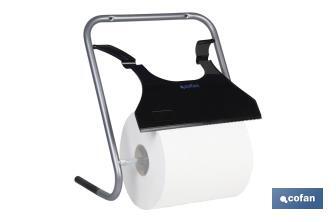 Dispensador porta bobinas de papel para la pared | Para rollo de papel | Tamaño industrial - Cofan