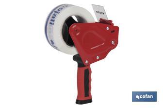 Precintadora de Cinta Adhesiva | Para cintas de hasta 50 mm de ancho | Mango bimaterial - Cofan
