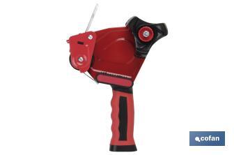 Precintadora de Cinta Adhesiva | Para cintas de hasta 50 mm de ancho | Mango bimaterial - Cofan