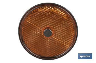 Catadióptricos redondos con tornillo para fijar en vehículos | 3 Colores y 2 tamaños diferentes - Cofan