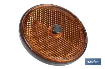 Catadióptricos redondos con tornillo para fijar en vehículos | 3 Colores y 2 tamaños diferentes - Cofan