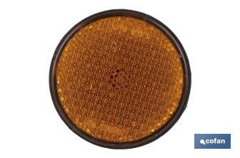Catadióptricos redondos con tornillo para fijar en vehículos | 3 Colores y 2 tamaños diferentes - Cofan