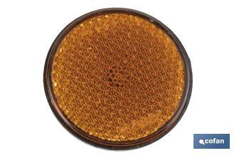 Catadióptricos redondos con tornillo para fijar en vehículos | 3 Colores y 2 tamaños diferentes - Cofan