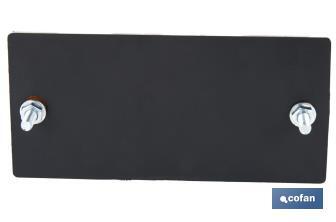 Catadióptrico rectangular con tornillos para fijar a vehículos | Producto homologado | Medidas: 106 x 50 mm | Disponible en 3 colores - Cofan