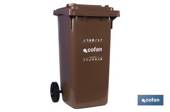 Rubbish Bins | 120-Litre Capacity | Easy transportation - Cofan