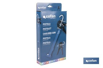 Professional caulking gun | Aluminium sealer gun | Suitable for 310ml cartridges - Cofan