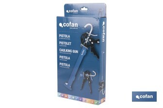 Professional caulking gun | Aluminium sealer gun | Suitable for 310ml cartridges - Cofan