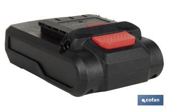 Pistola engrasadora a batería | Batería Li-ion 21 V 2 Ah | Presión máxima: 690 bar | Adecuada para cartuchos de 400 ml - Cofan