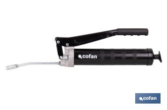 Bomba de engrase profesional de doble pistón | Capacidad: 400 g | Alta presión 6000 PSI - Cofan