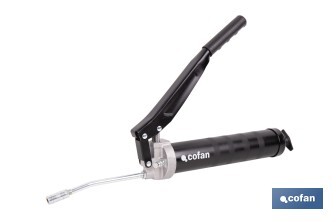 Bomba de engrase profesional de doble pistón | Capacidad: 400 g | Alta presión 6000 PSI - Cofan