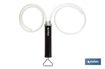 Bomba de transferencia manual | Capacidad: 500 ml | Acción dual | Cuerpo metálico - Cofan