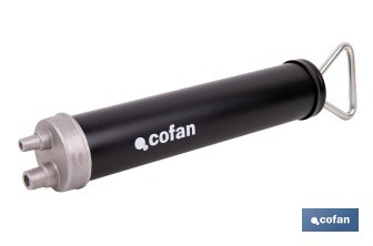 Bomba de transferencia manual | Capacidad: 500 ml | Acción dual | Cuerpo metálico - Cofan