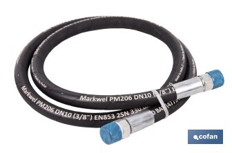Manguera hidráulica | 2200 PSI | 1/2" BSP | Disponible en diferentes tamaños - Cofan
