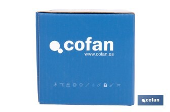Cerradura de sobreponer de derecha | Adaptable al modelo 56A | Cilindro de Ø25 mm | Incluye 3 llaves | Disponible en dos medidas diferentes - Cofan