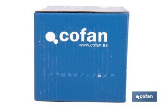 Cerradura de sobreponer de izquierda | Adaptable al modelo 56A | Cilindro de Ø25 mm | Incluye 3 llaves | Disponible en dos medidas diferentes - Cofan