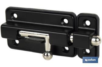 Door Bolt with Plastic Plate | Bolt Locks Available in several colours | Different sizes - Cofan