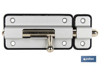 Door Bolt with Plastic Plate | Bolt Locks Available in several colours | Different sizes - Cofan