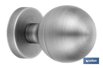 CHROME ZAMAK DOOR KNOB - Cofan